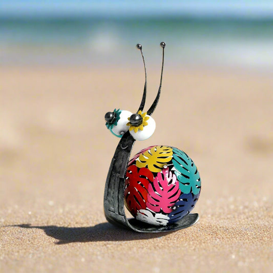 Colour Metal Snail for the Garden