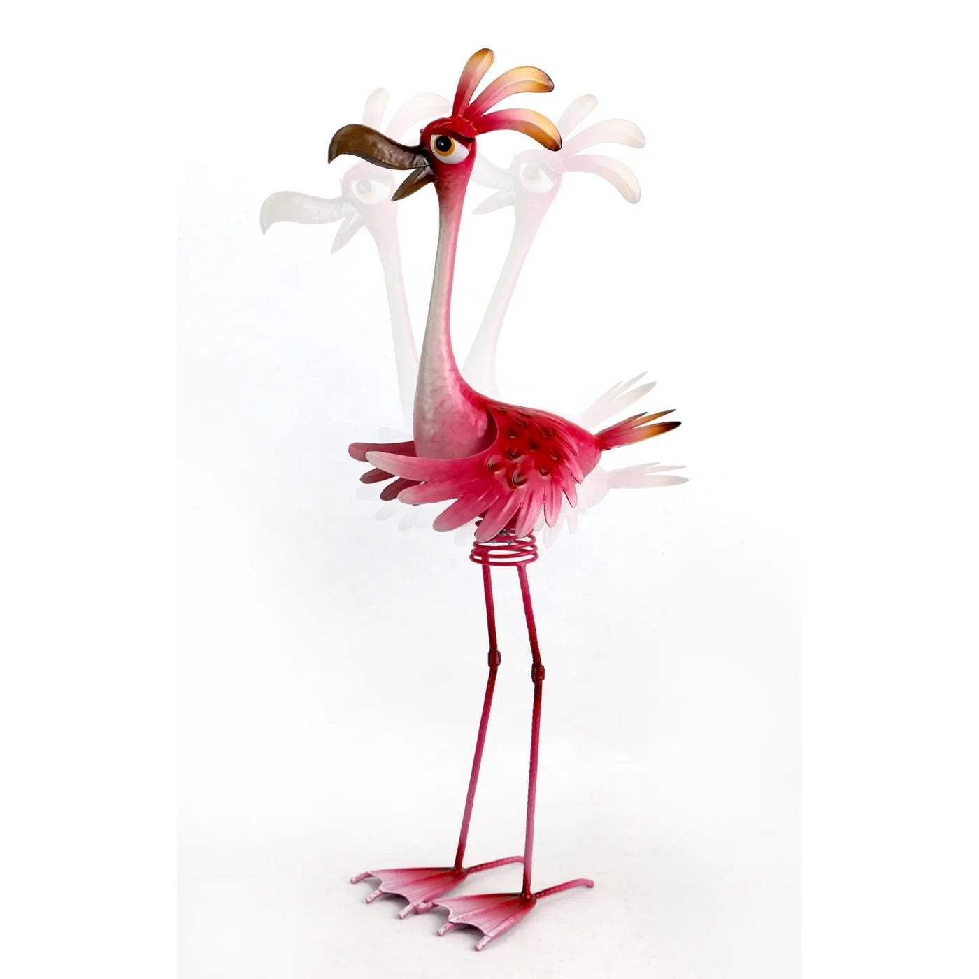Metal Wacky Flamingo 25.5"h