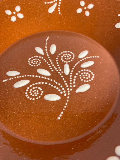 Traditional Portuguese Clay Bife A Casa Plate