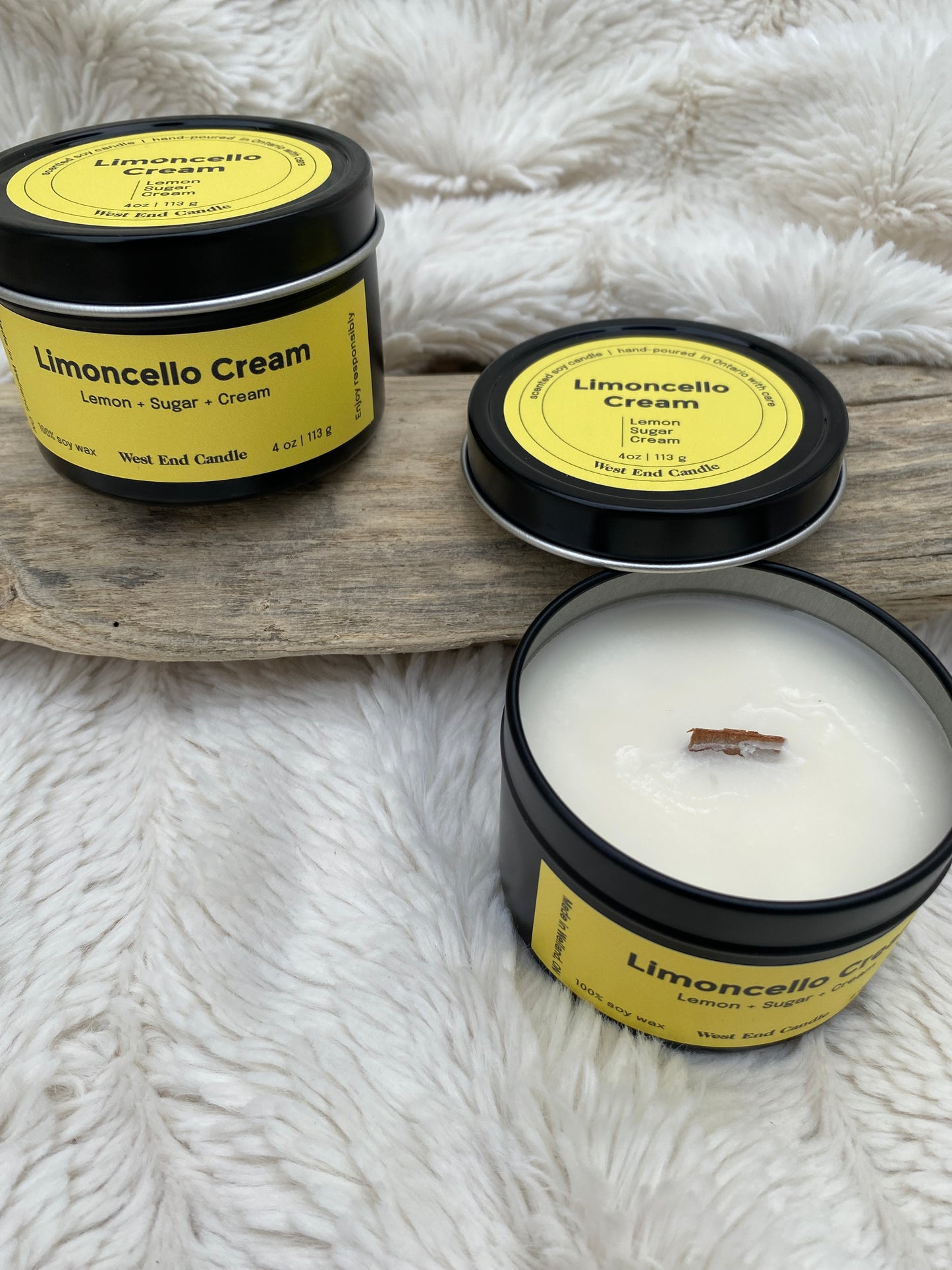 Limoncello Cream Soy Candle 4oz