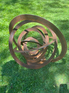 celestial metal garden piece