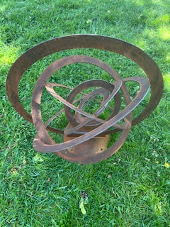 celestial metal garden piece