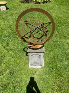 celestial metal garden piece