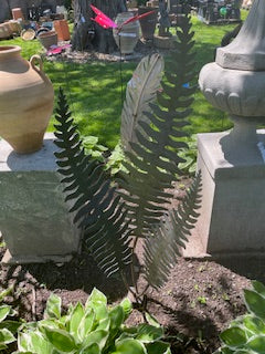 metal fern trio