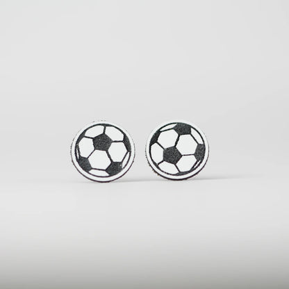 Soccer Ball Earrings