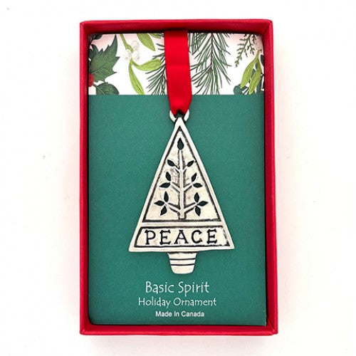 Peace Tree Christmas Ornament