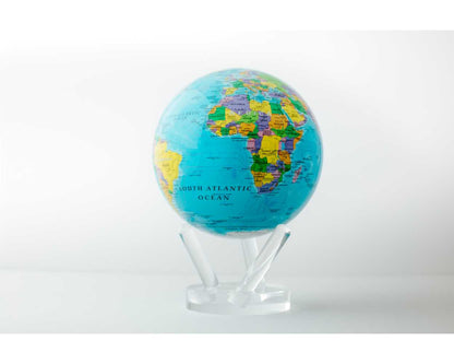 Mova Globe - Blue Political Map 6” - BOE