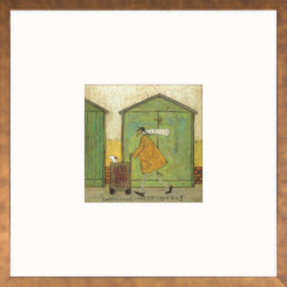 Sam Toft Print - driving miss doris framed