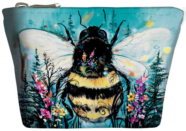 Bumble Bee Canvas Coin Purse - Artist Carla Joseph