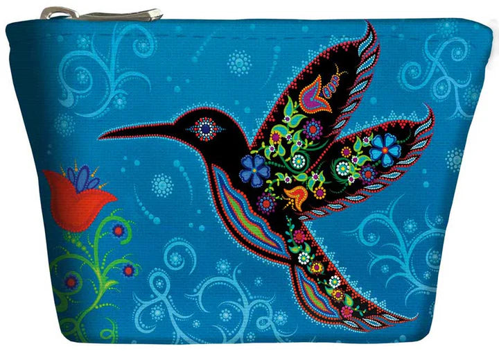 Eternity Canvas Coin Purse - Artist Tracy Metallic