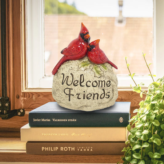 Cardinals Figurine - Welcome Friends