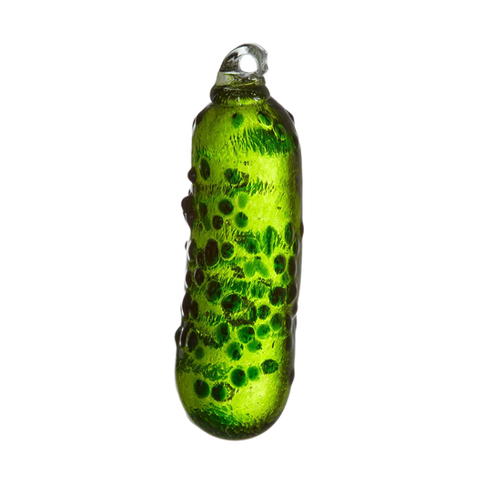 Glass Pickle Ornament