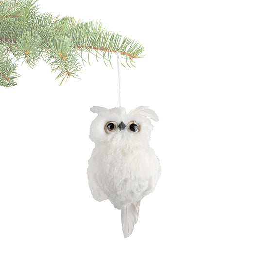 Fur Owl Ornament