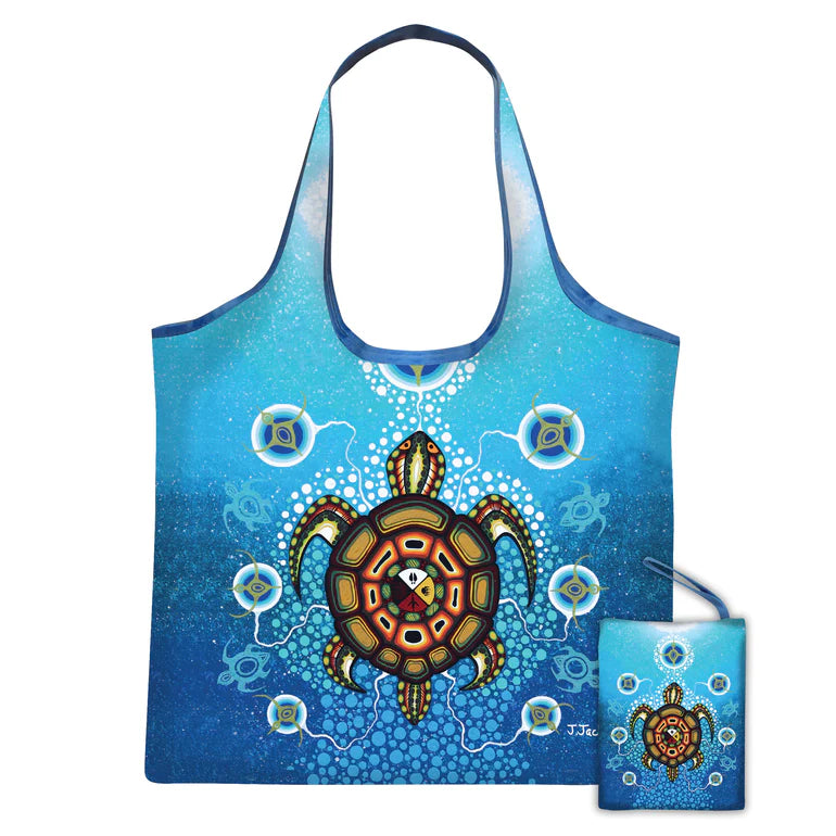 James Jacko Medicine Turtle Eco Reusable Bag