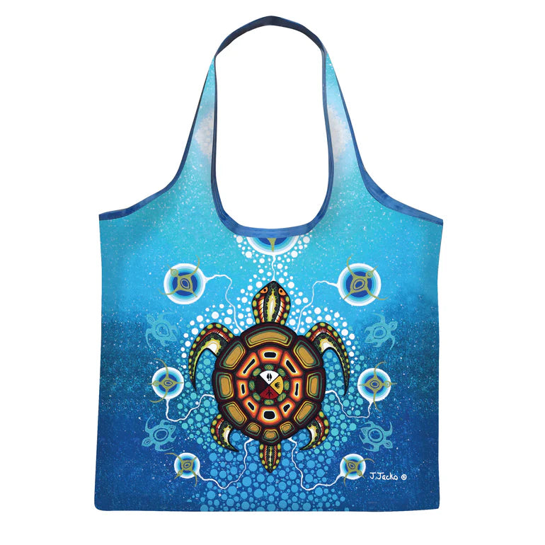 James Jacko Medicine Turtle Eco Reusable Bag