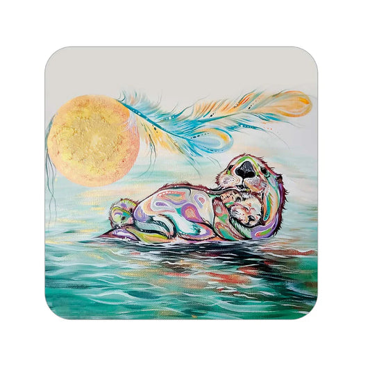 Otter Family Coasters