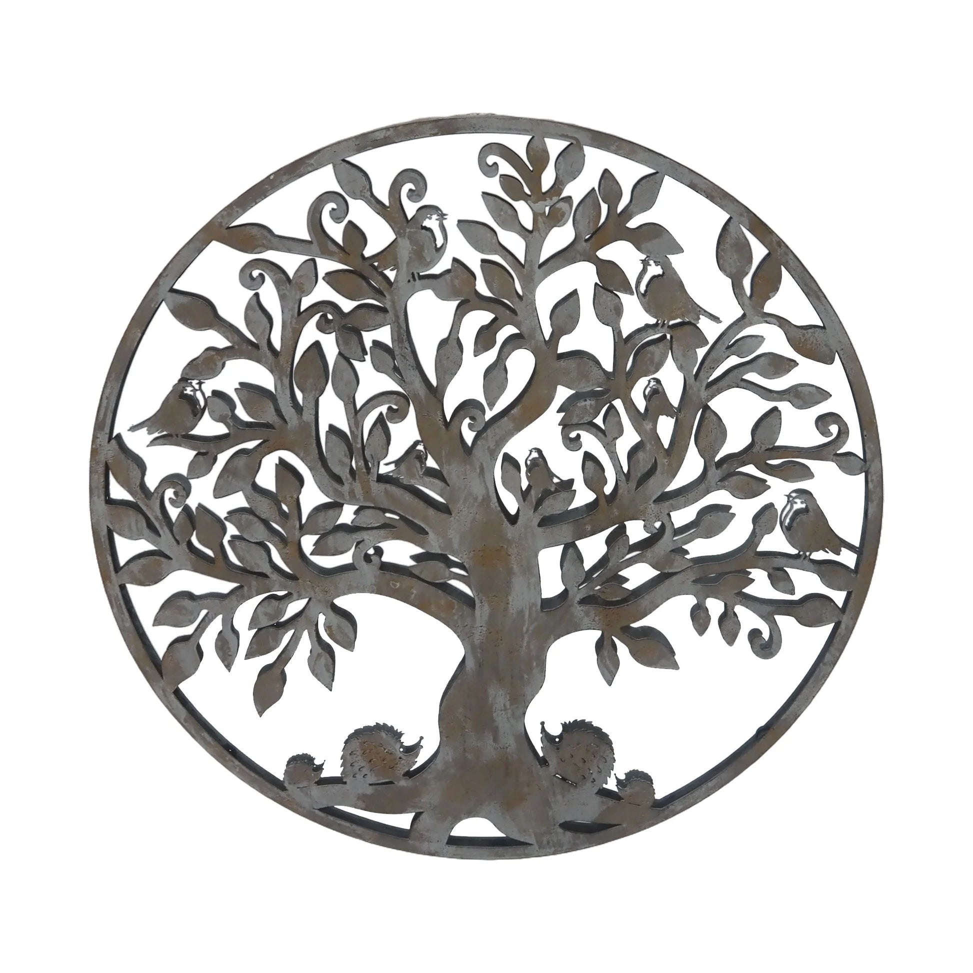 Metal tree of life wall decor