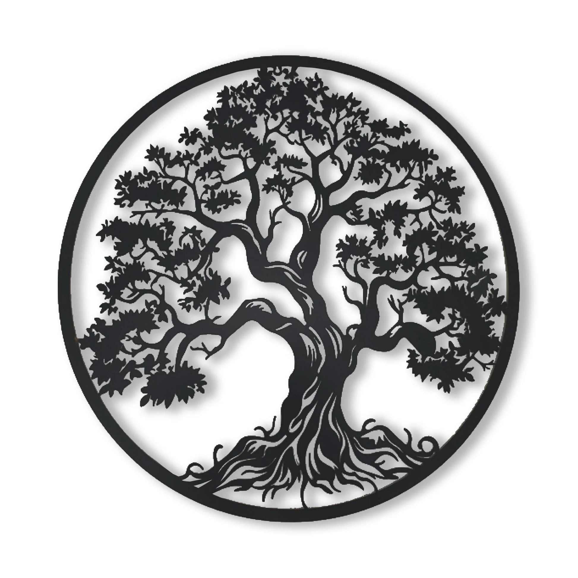 Metal tree wall art