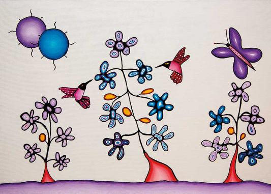 Indigenous art card