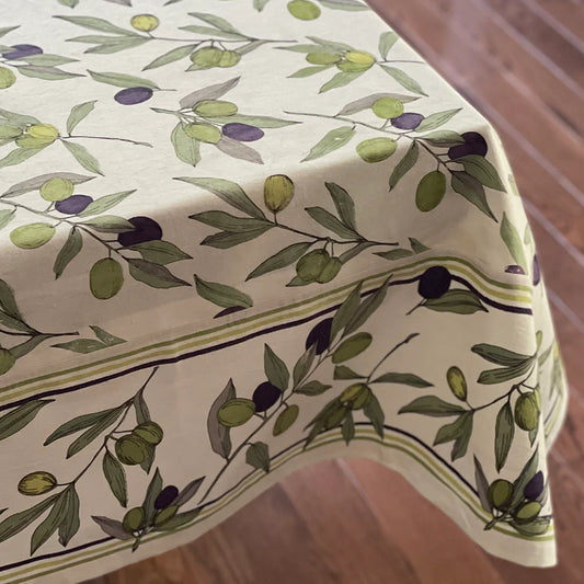 Olives tablecloth