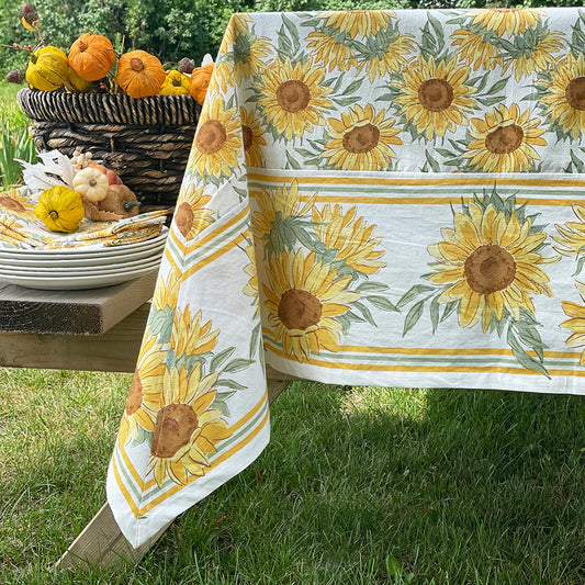 Sunflower tablecloth