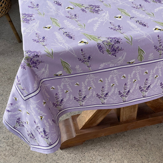 Lavender tablecloth