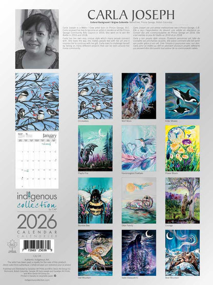 Carla Joseph 2026 calendar