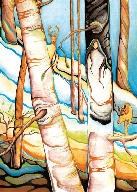 Passage art card by artist Nathalie Couton