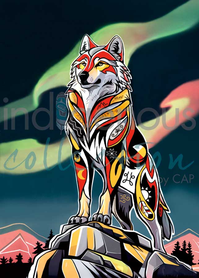 Indigenous art print