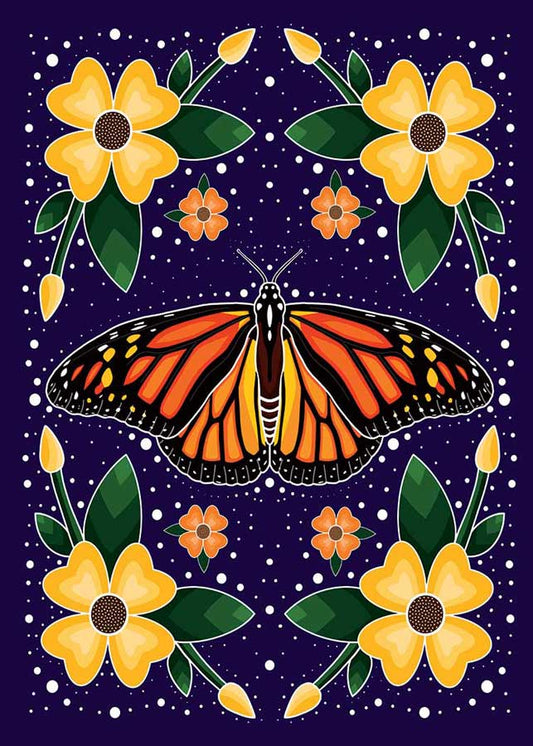 Indigenous art card