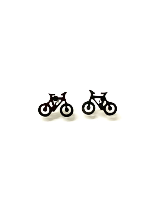 Bicycle earrings