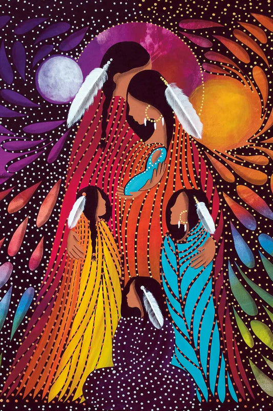 Betty Albert “ family “ art card