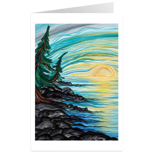 Peace comes from within art card
