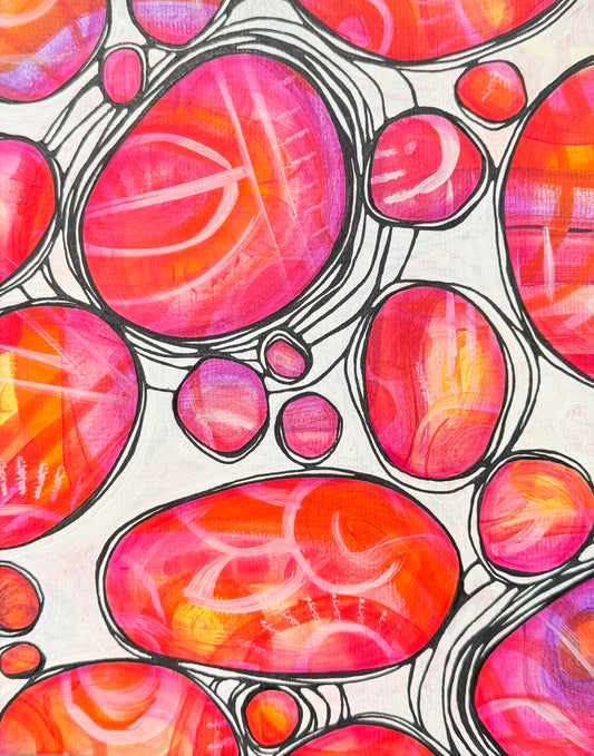 Original acrylic painting by artist Sue Swartzenburg
