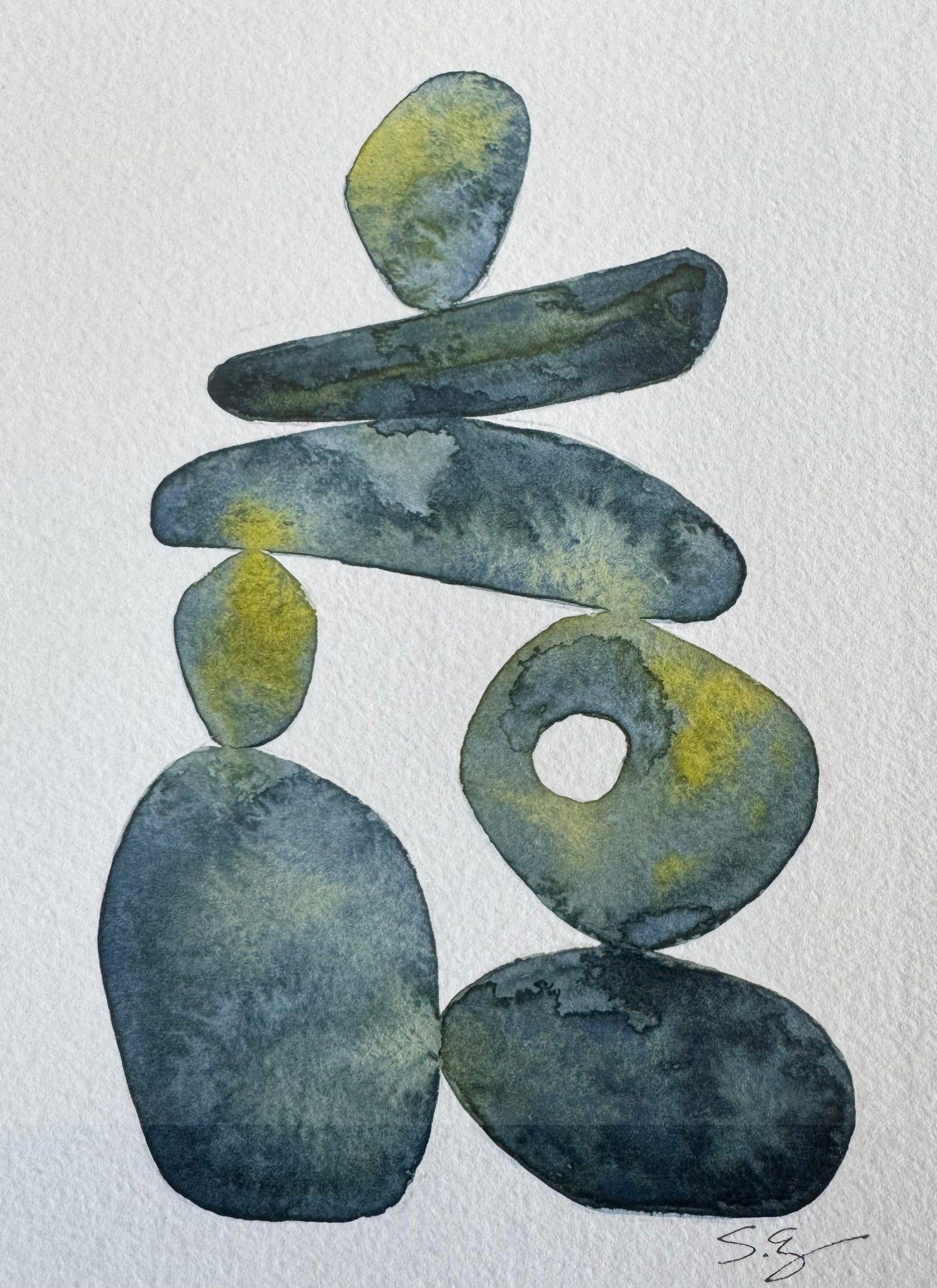 Original watercolour by Artist Sue Swartzenburg