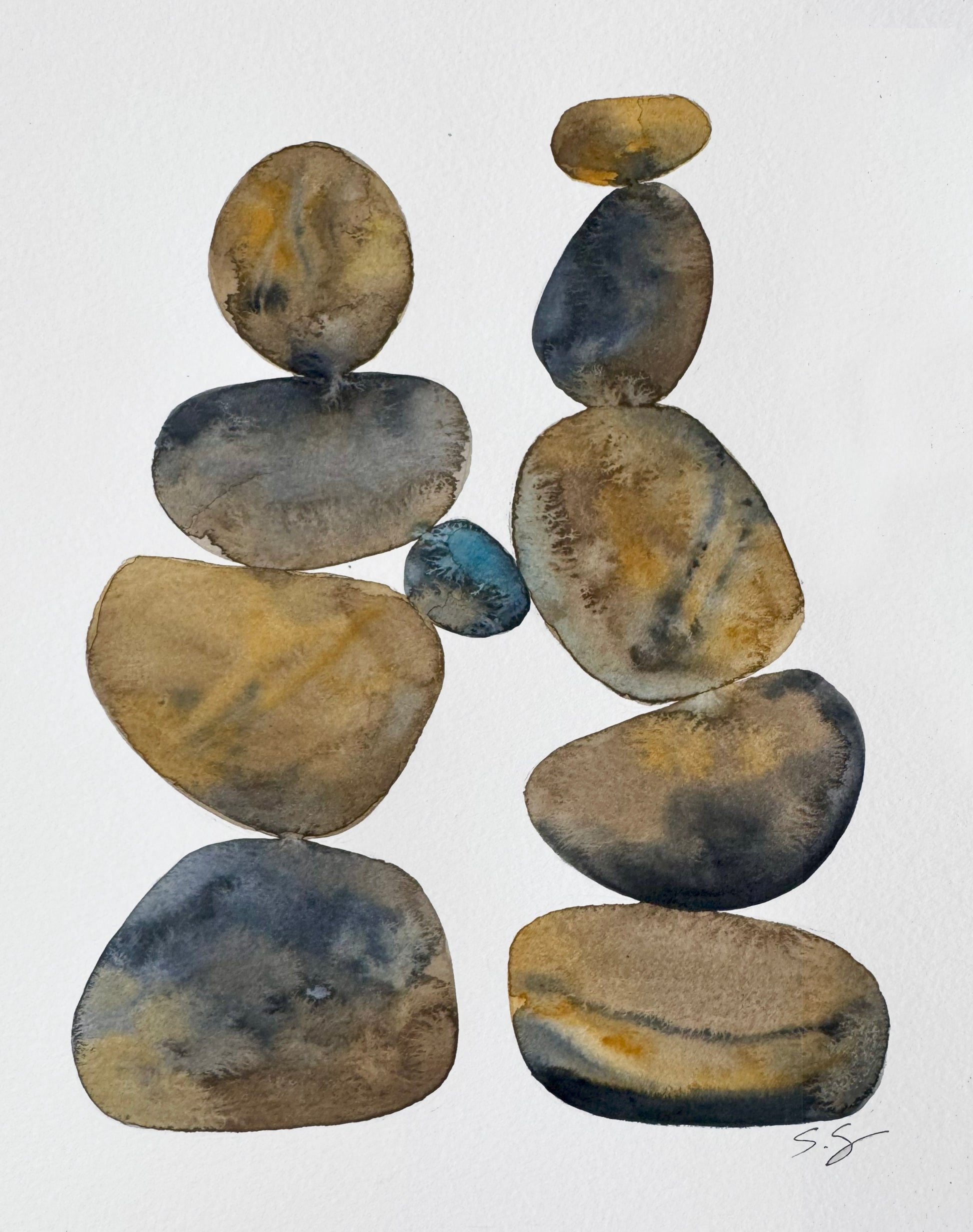 Original watercolour painting by Sue Swartzenburg