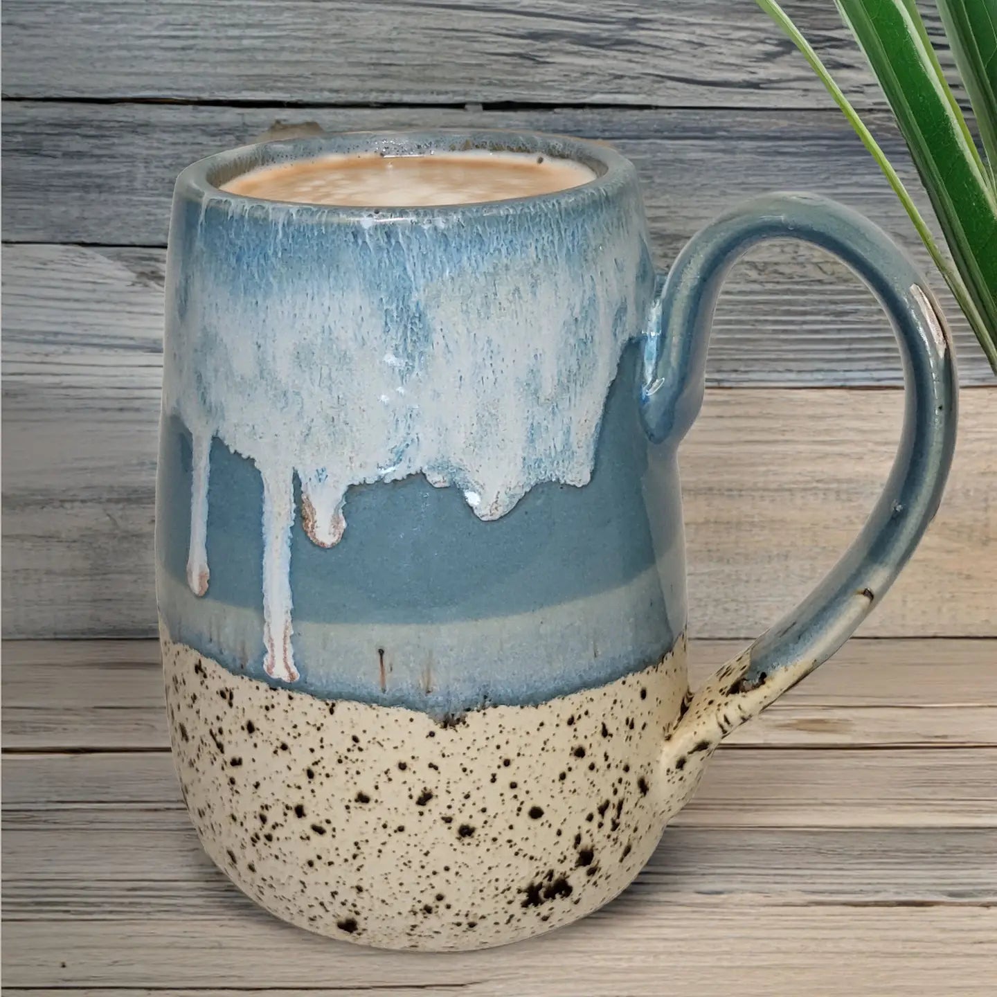 Hand made pottery mug