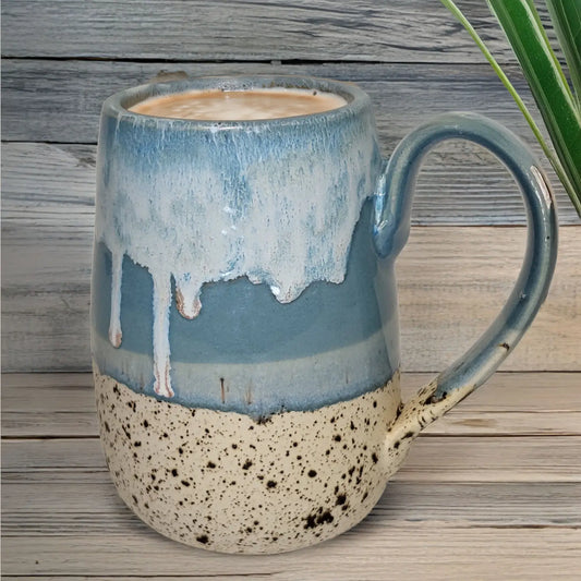 Hand made pottery mug