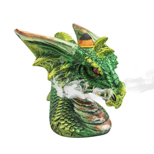 Green dragon Backflow incense burner
