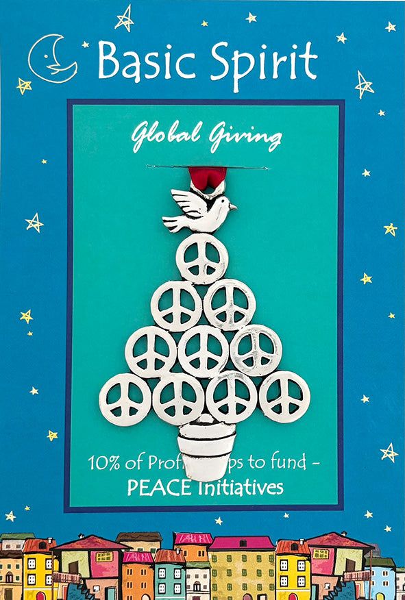 Peace Sign Tree Global Giving Ornament – Hamiltons of Pelham