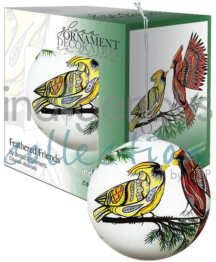 Indigenous Cardinal ornament