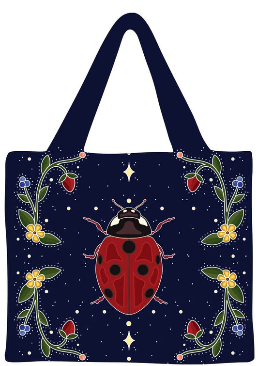 Ladybug Reusable Bag - Artist Marissa Indoe