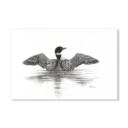 Canadian loon print