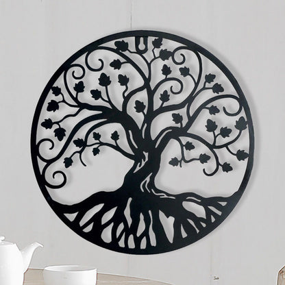 Metal tree of life wall decor