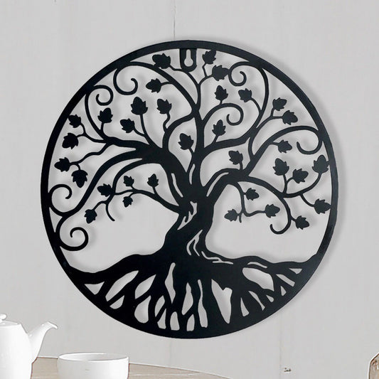 Metal tree of life wall decor