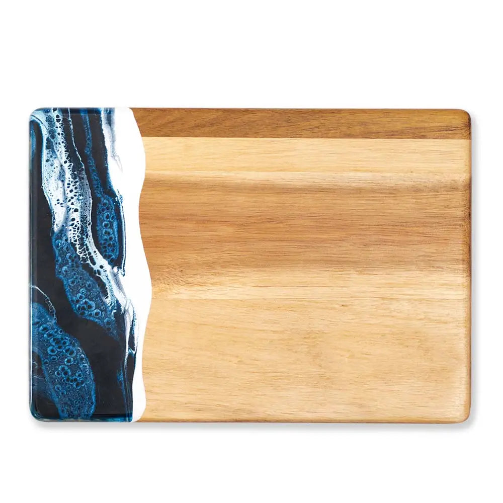 Wood Resin Date Night Cheese Charcuterie Board