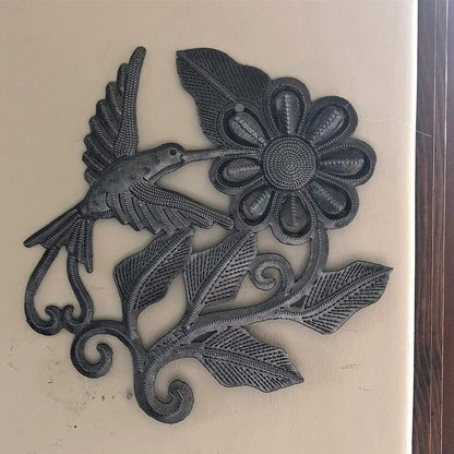 Haitian metal wall decor