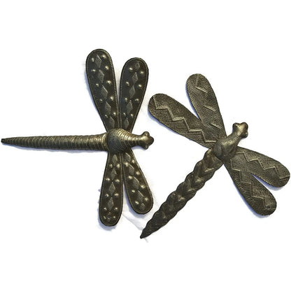Haitian dragonflies metal wall decor