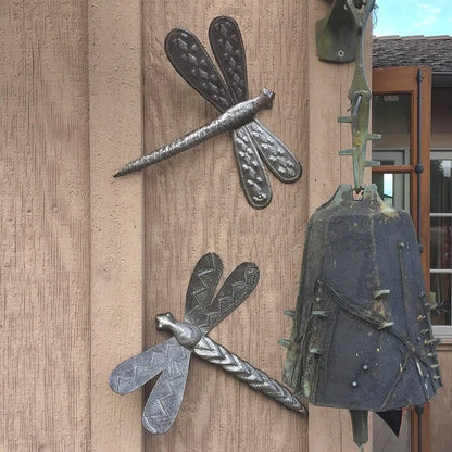 Haitian dragonflies metal wall decor