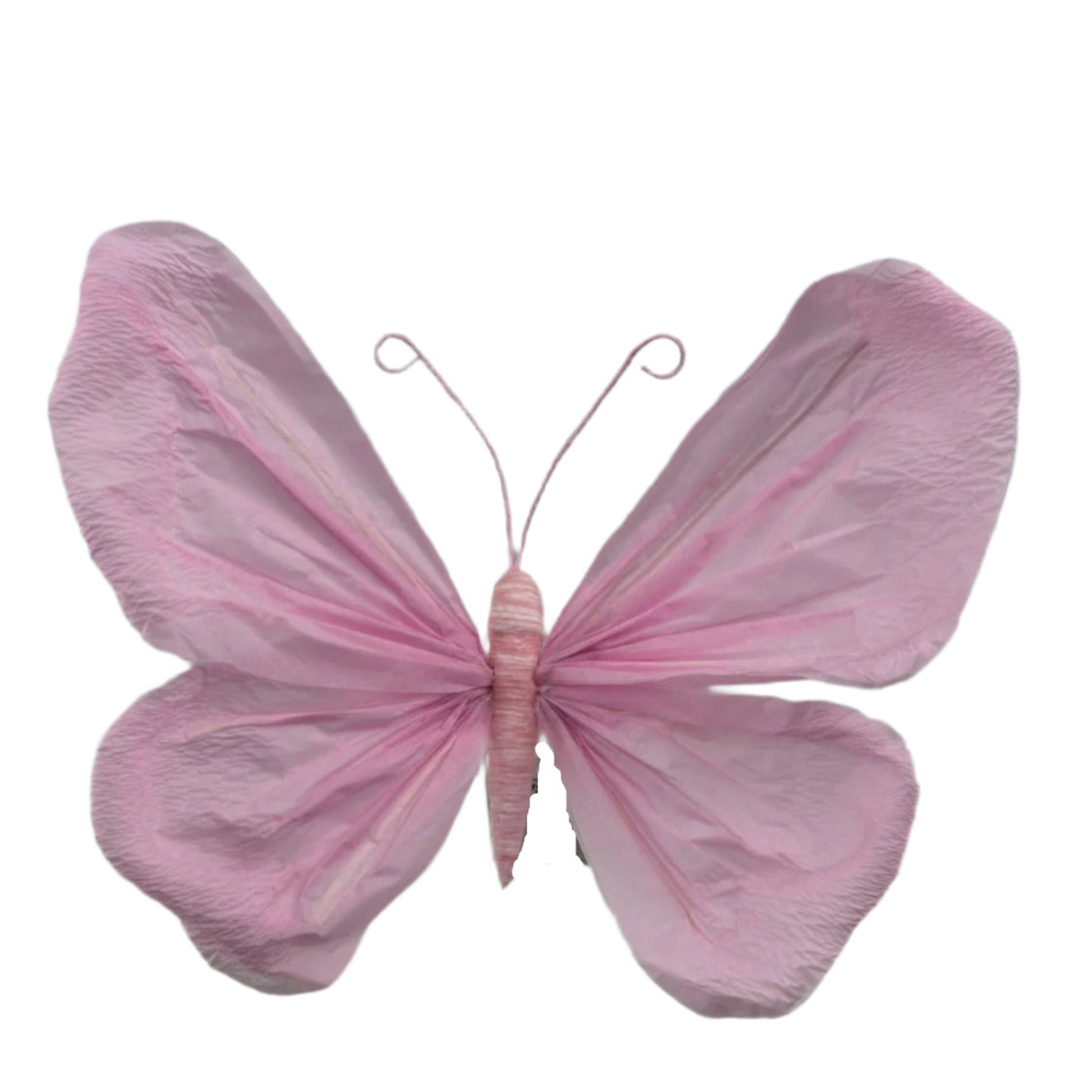 Pink decorative paper butterfly